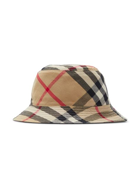 burberry reversible bucket hat vintage price|burberry check bucket hat.